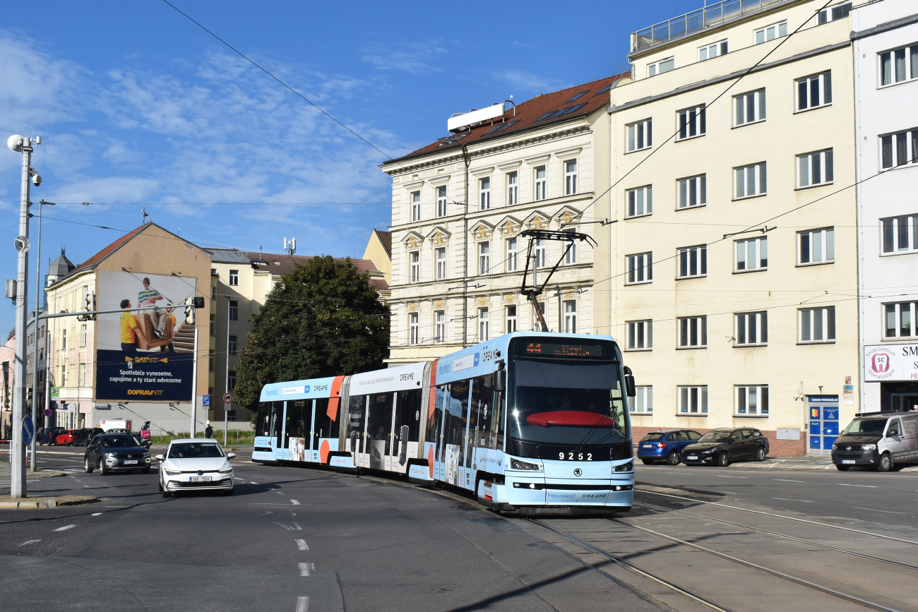 Praha, Škoda 15T3 ForCity Alfa Praha # 9252; Praha — 150th anniversary of Prague's urban transport