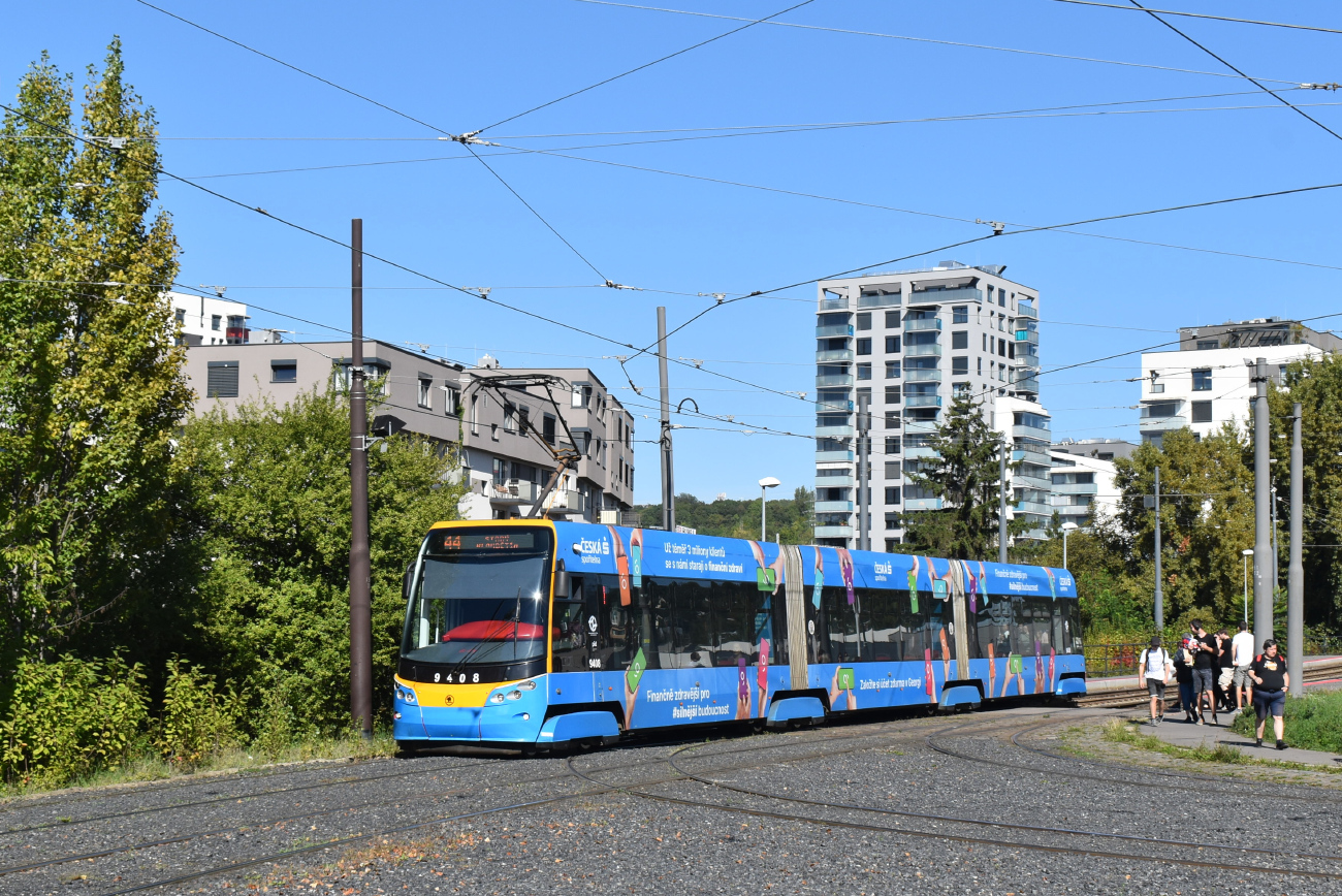 Praha, Škoda 15T6 ForCity Alfa Praha # 9408; Praha — 150th anniversary of Prague's urban transport