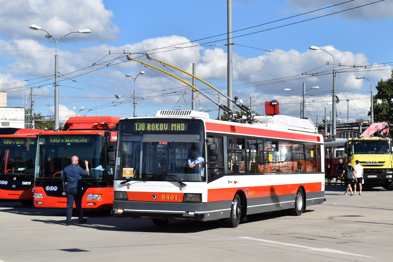 Bratislava, Škoda 21TrAC # 6401; Bratislava — 130th anniversary of public transport