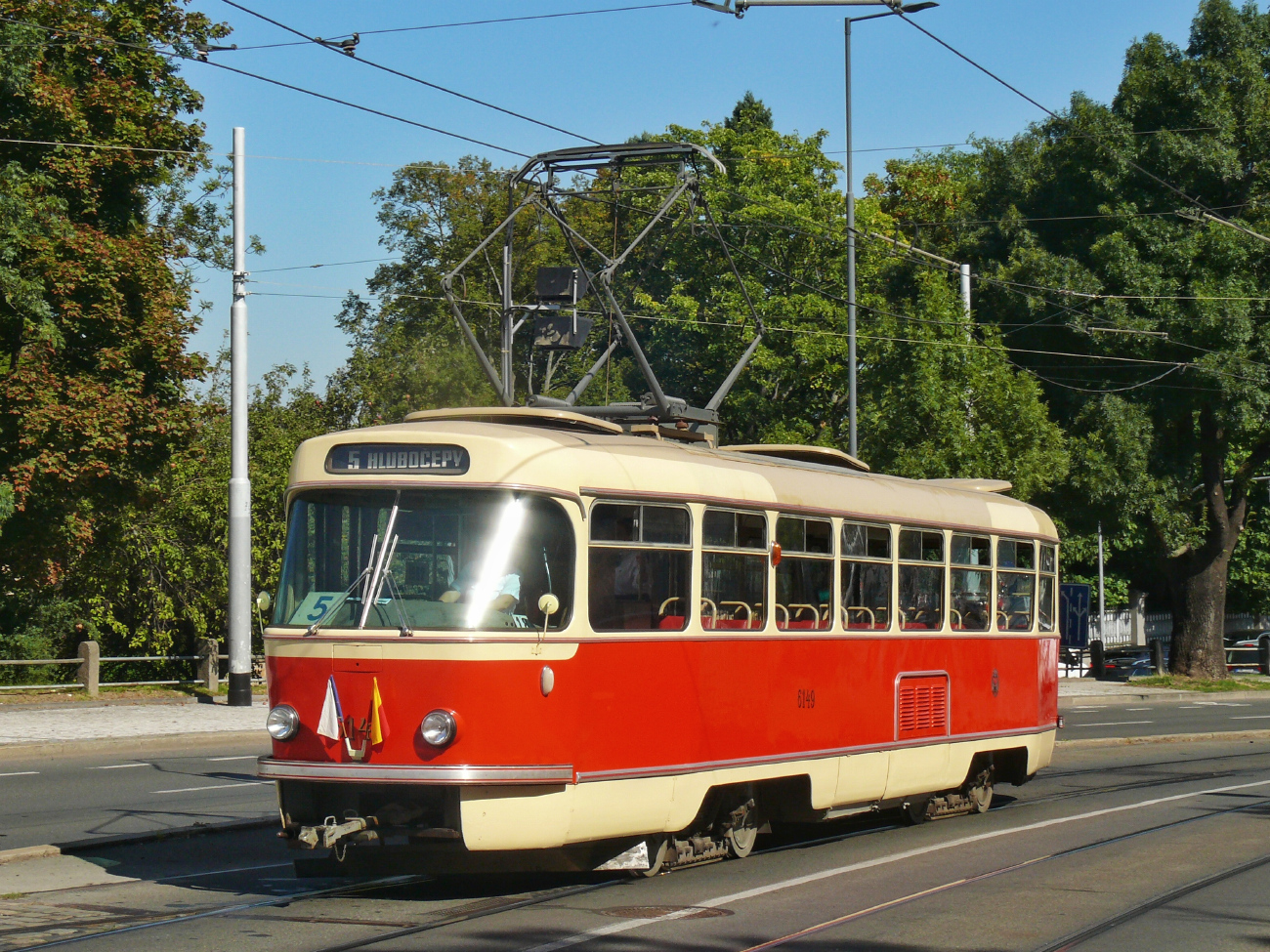 Прага, Tatra T3 № 6149; Прага — 150 лет городскому транспорту в Праге