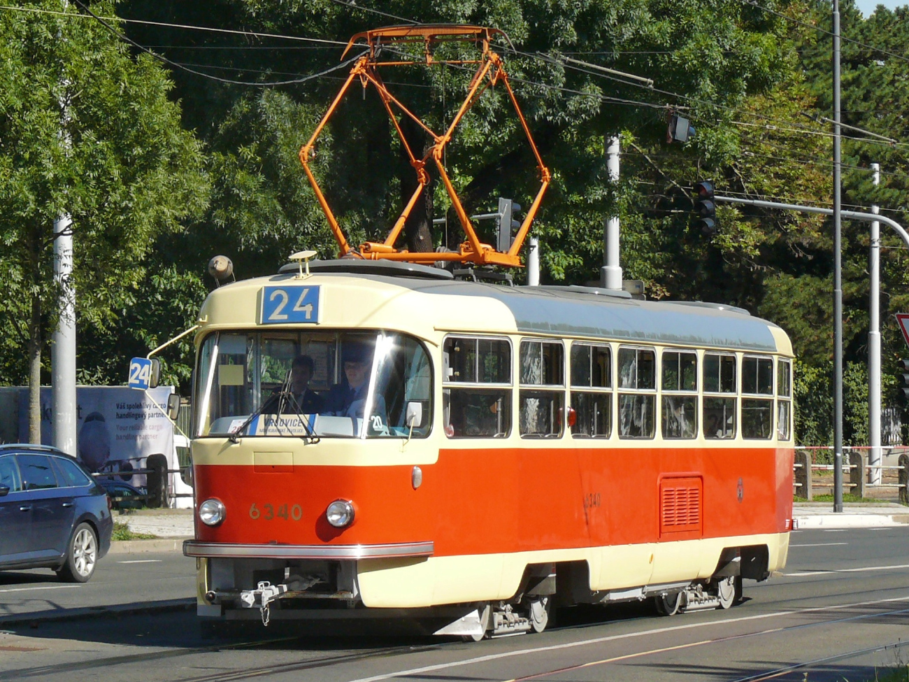 Прага, Tatra T3 № 6340; Прага — 150 лет городскому транспорту в Праге
