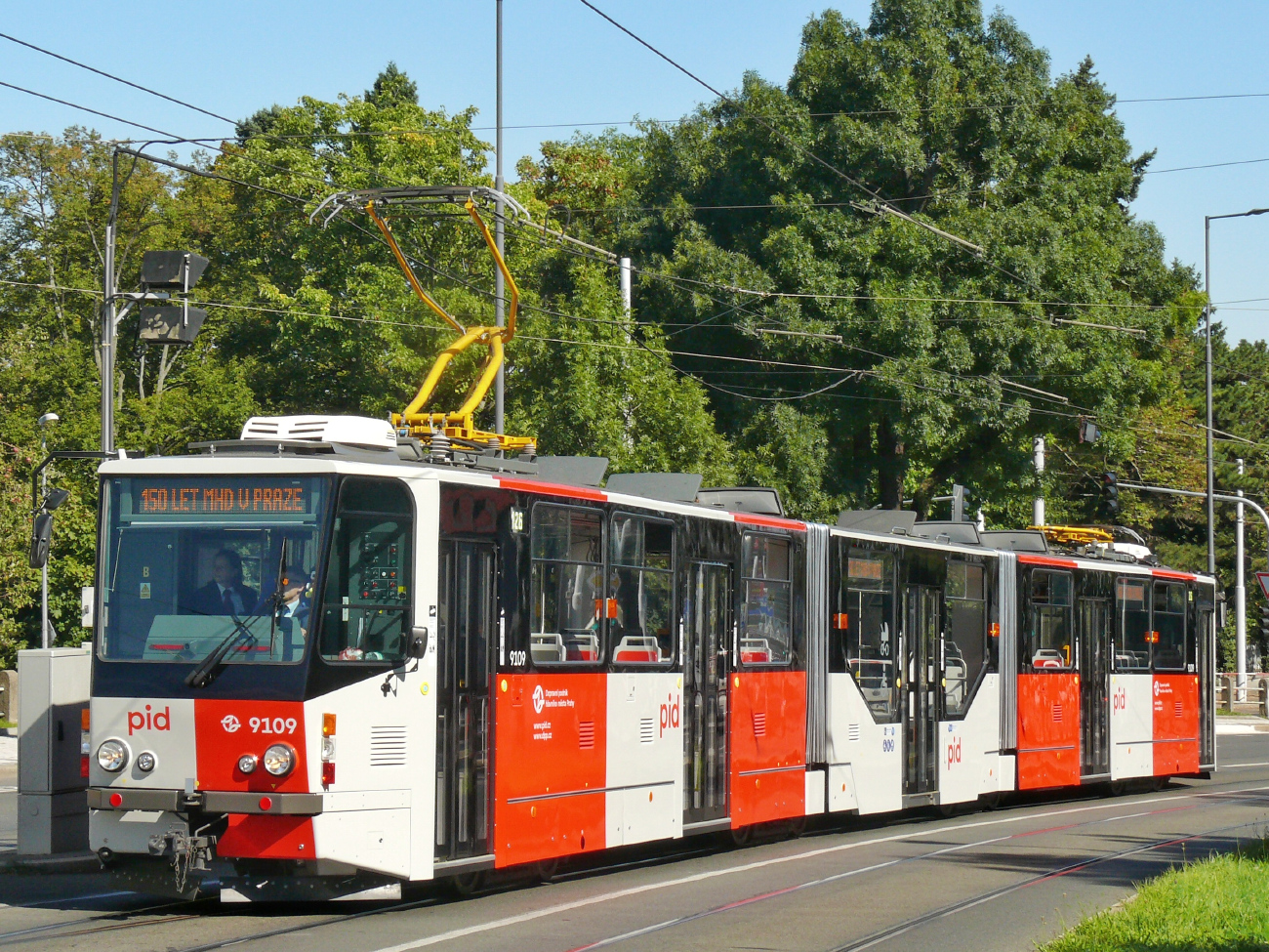 Praha, Tatra KT8D5R.N2P č. 9109; Praha — 150th anniversary of Prague's urban transport