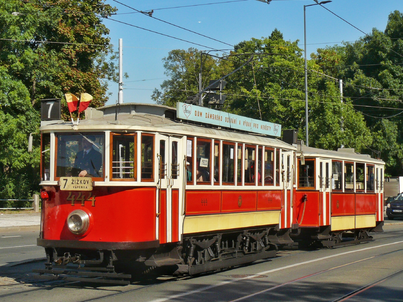 Prague, Ringhoffer DSM № 444; Prague — 150th anniversary of Prague's urban transport