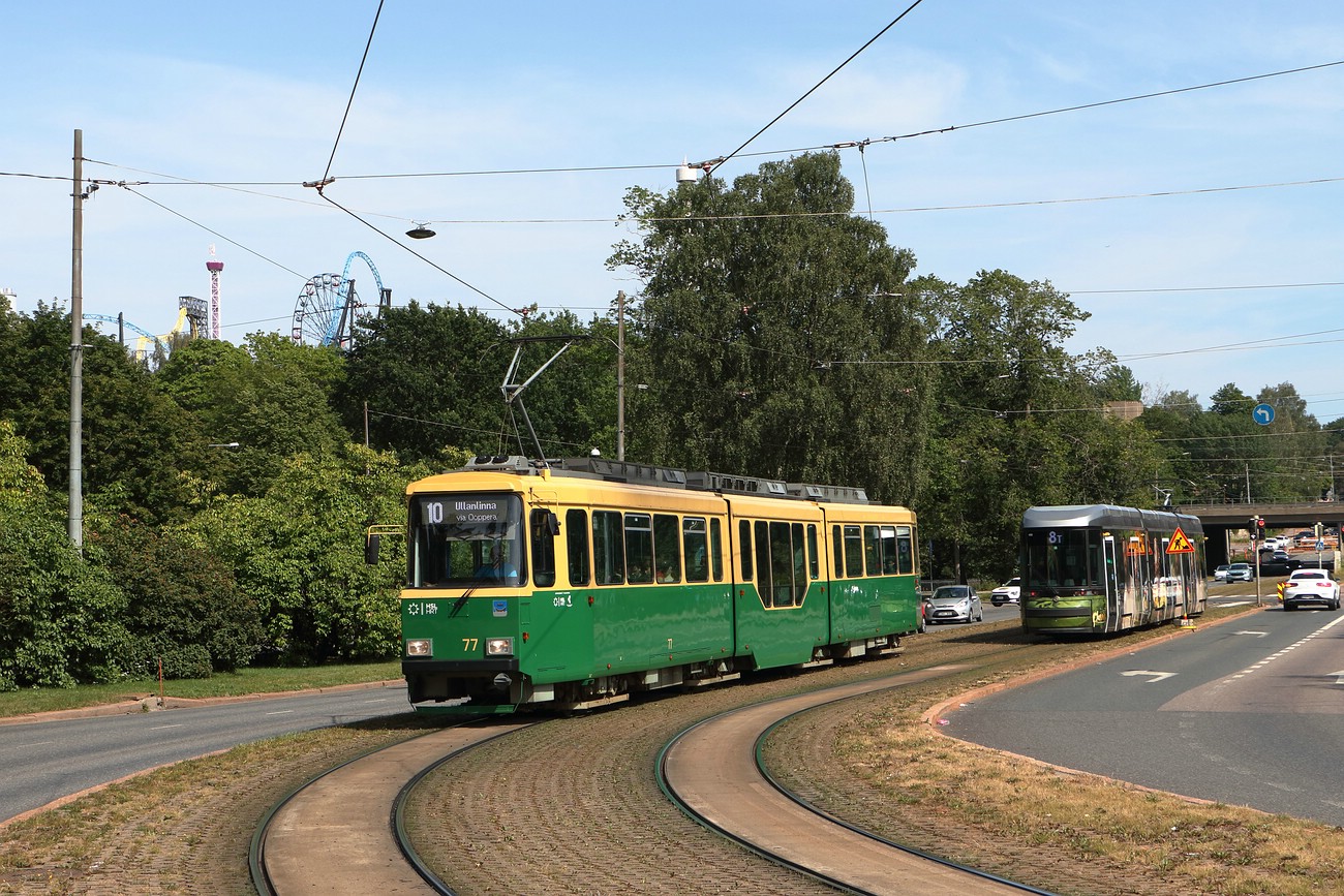 Хельсинки — Эспоо, Valmet MLNRV2 № 77