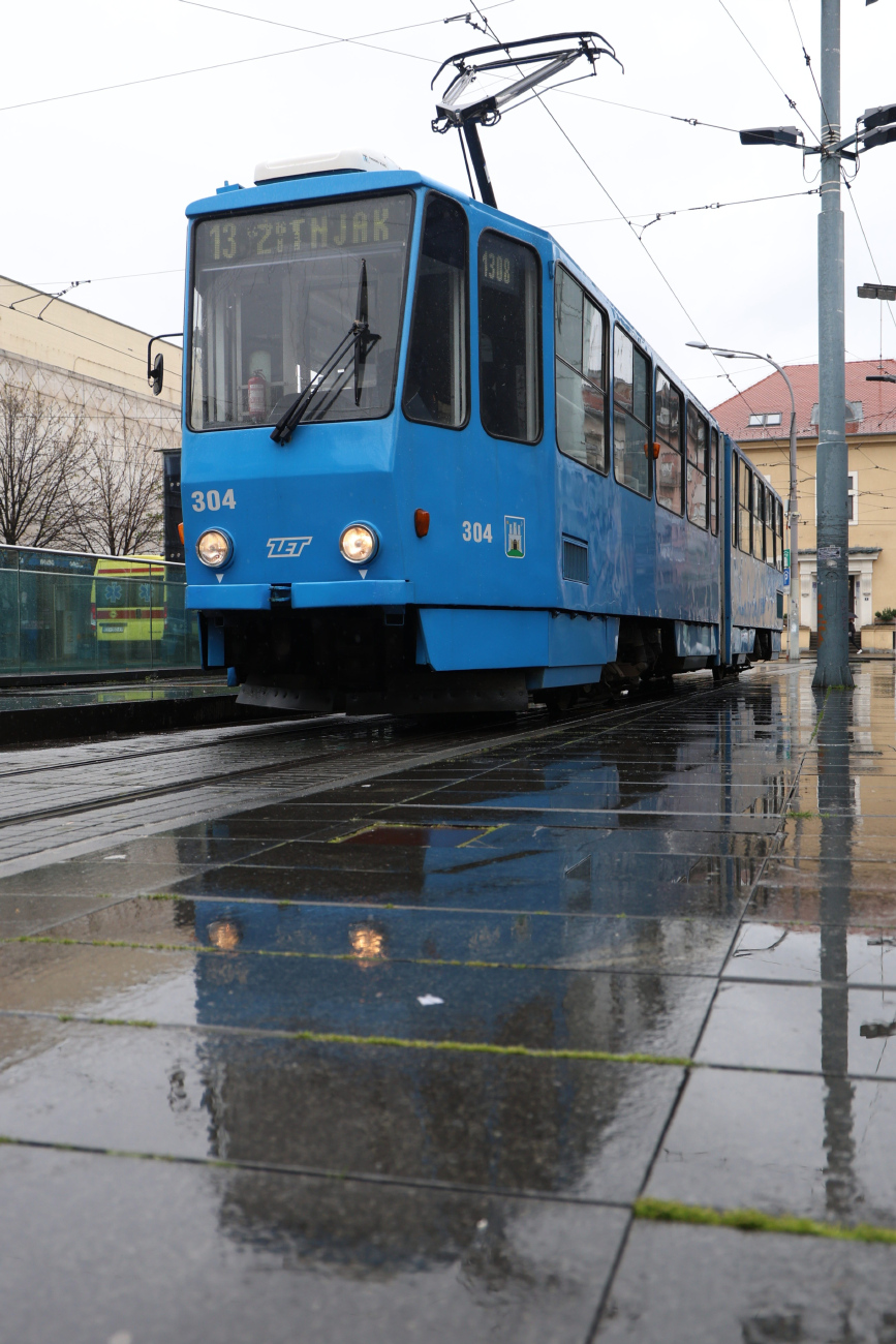 Загреб, Tatra KT4YU № 304