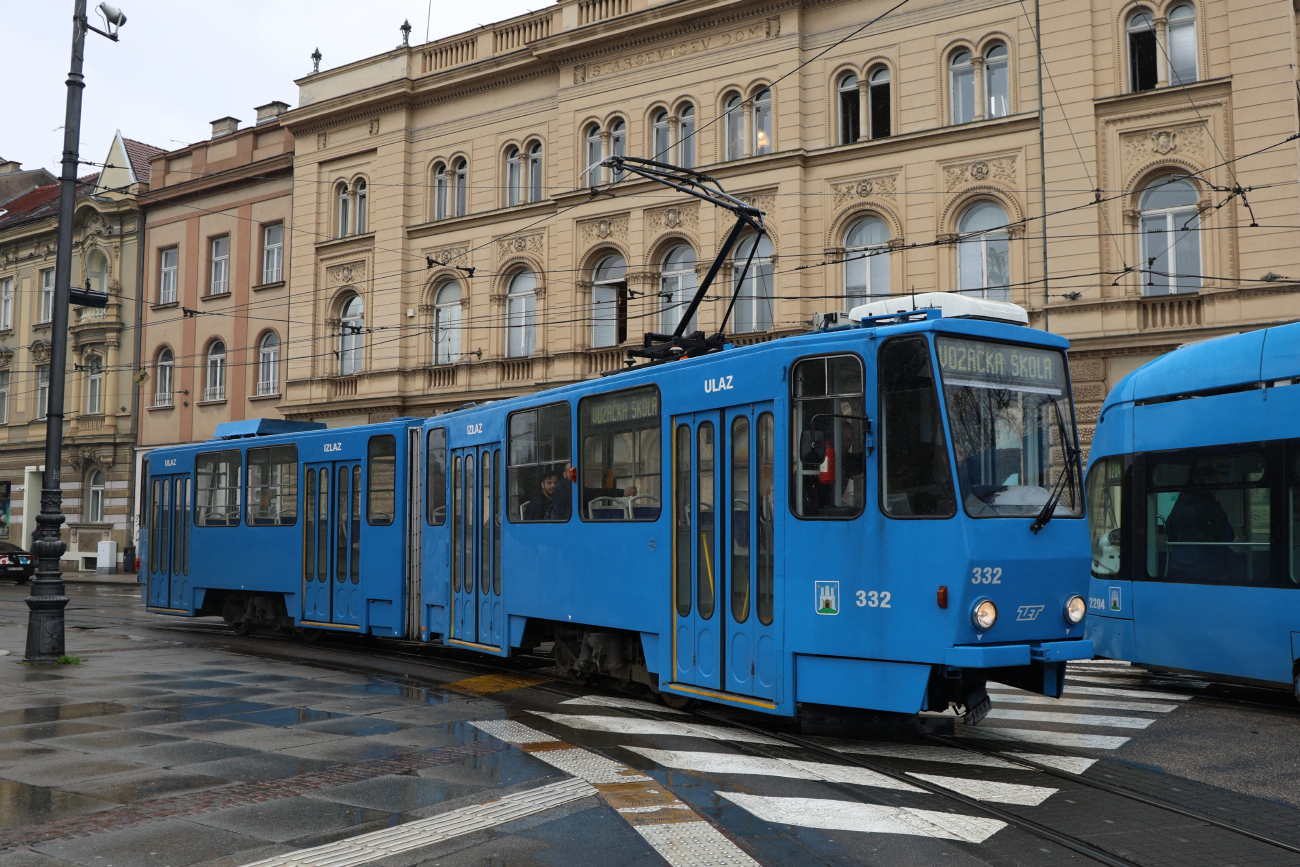 Загреб, Tatra KT4YU № 332