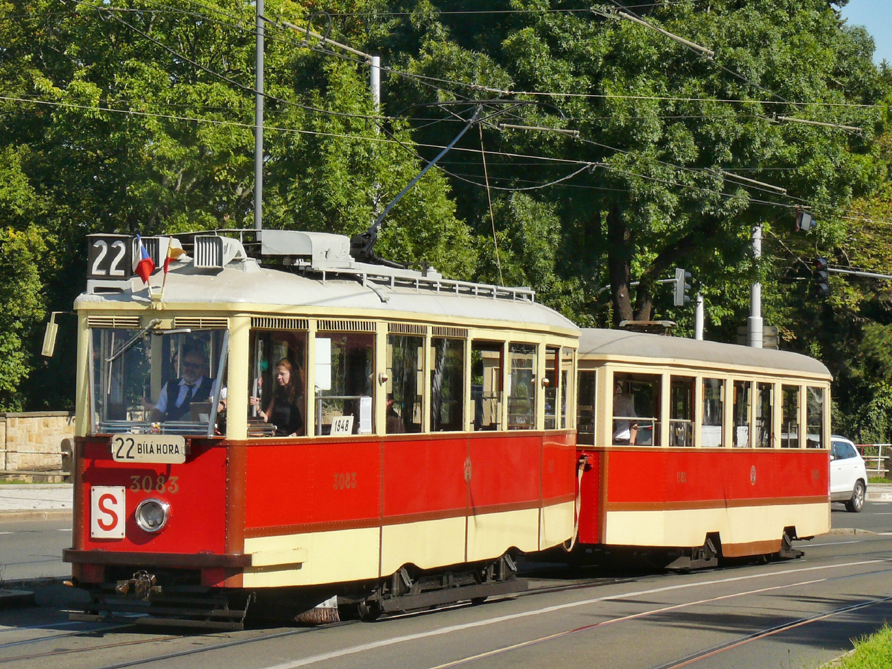Прага, Ringhoffer/Tatra JSM № 3083; Прага — 150 лет городскому транспорту в Праге