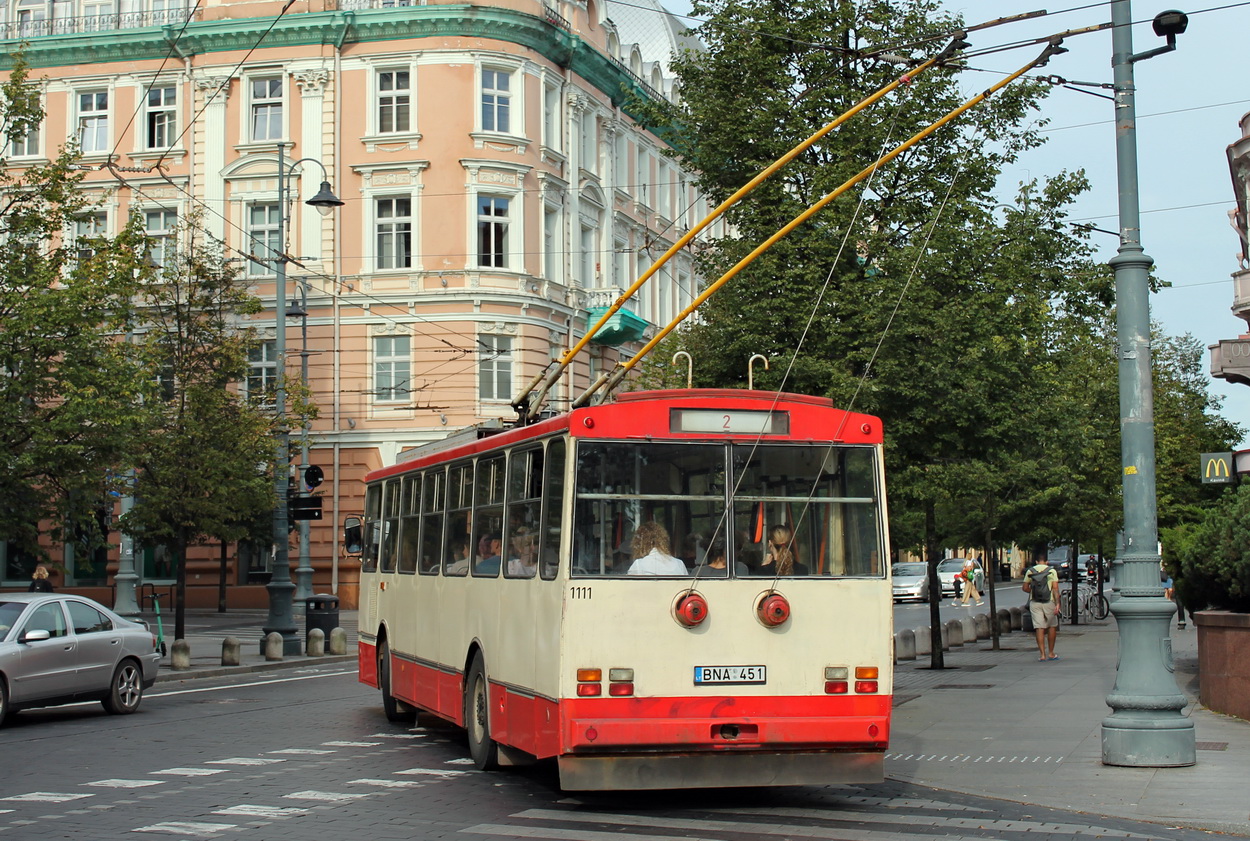 Вильнюс, Škoda 14Tr10/6 № 1111