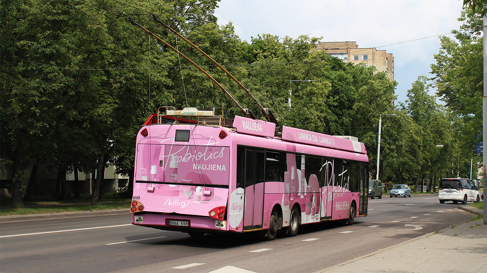 Vilna, Solaris Trollino II 15 AC # 1698; Vilna — Planned service disruptions (detours)