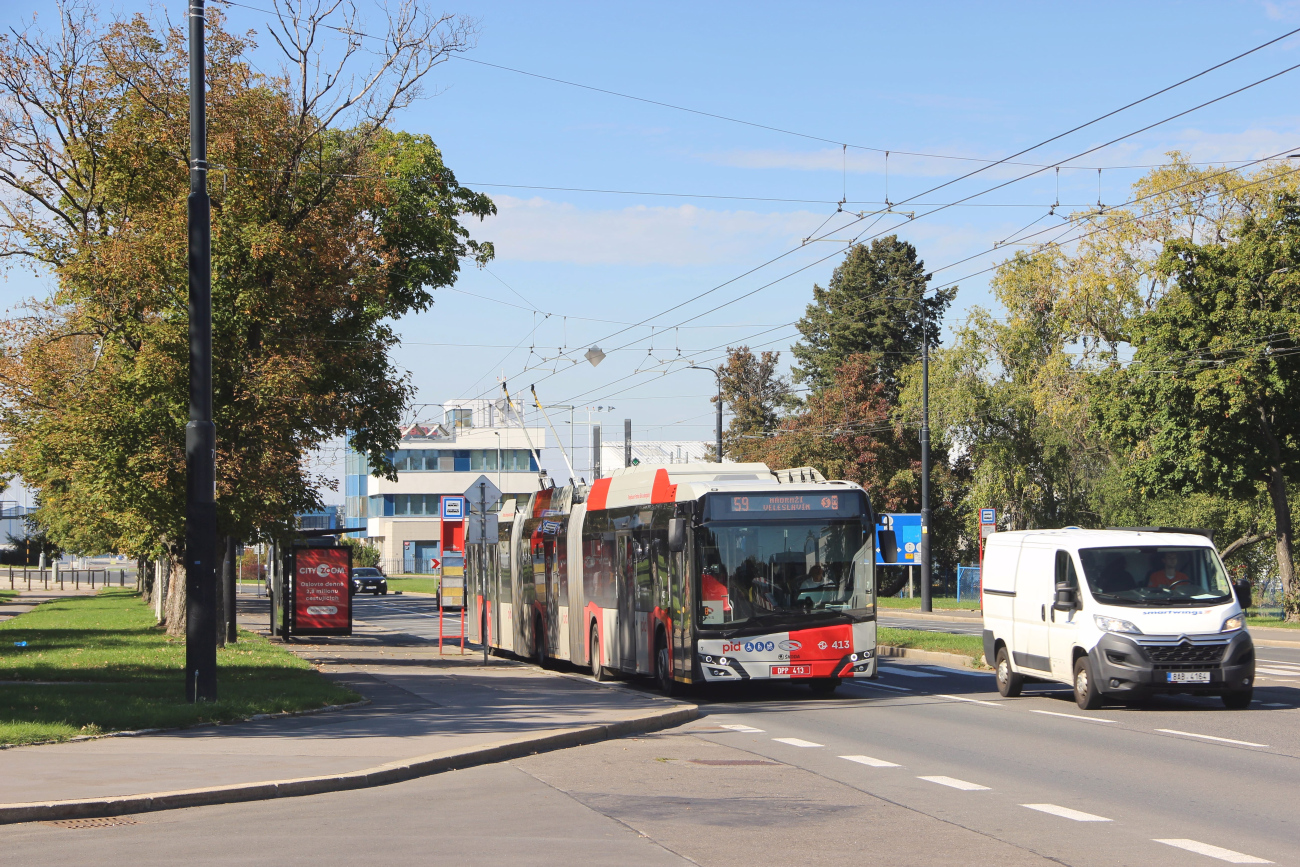Прага, Škoda-Solaris 24m (Škoda 38Tr) № 413