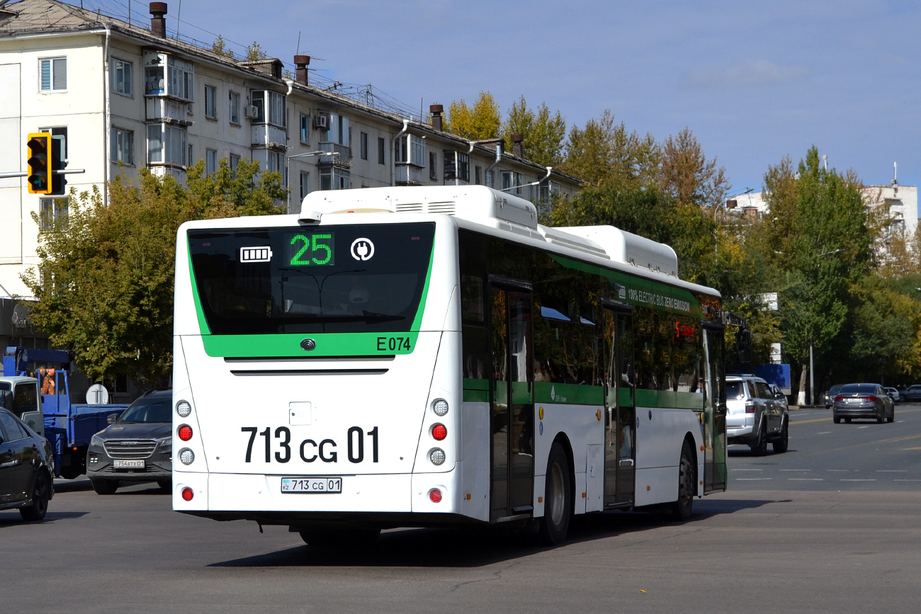 Астана, Yutong E12LF (ZK6128BEVG) (СарыаркаАвтоПром) № E074