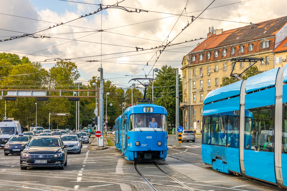 Загреб, Tatra T4YU № 405