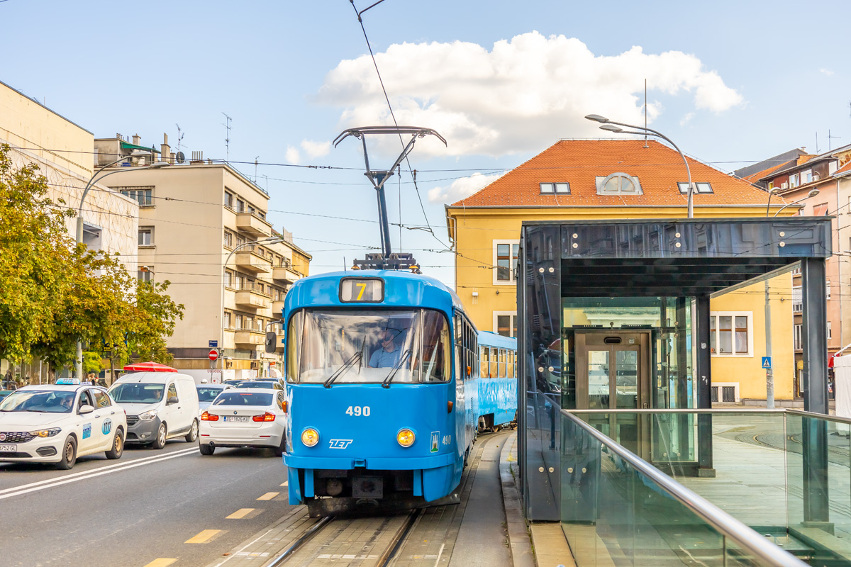 Загреб, Tatra T4YU № 490