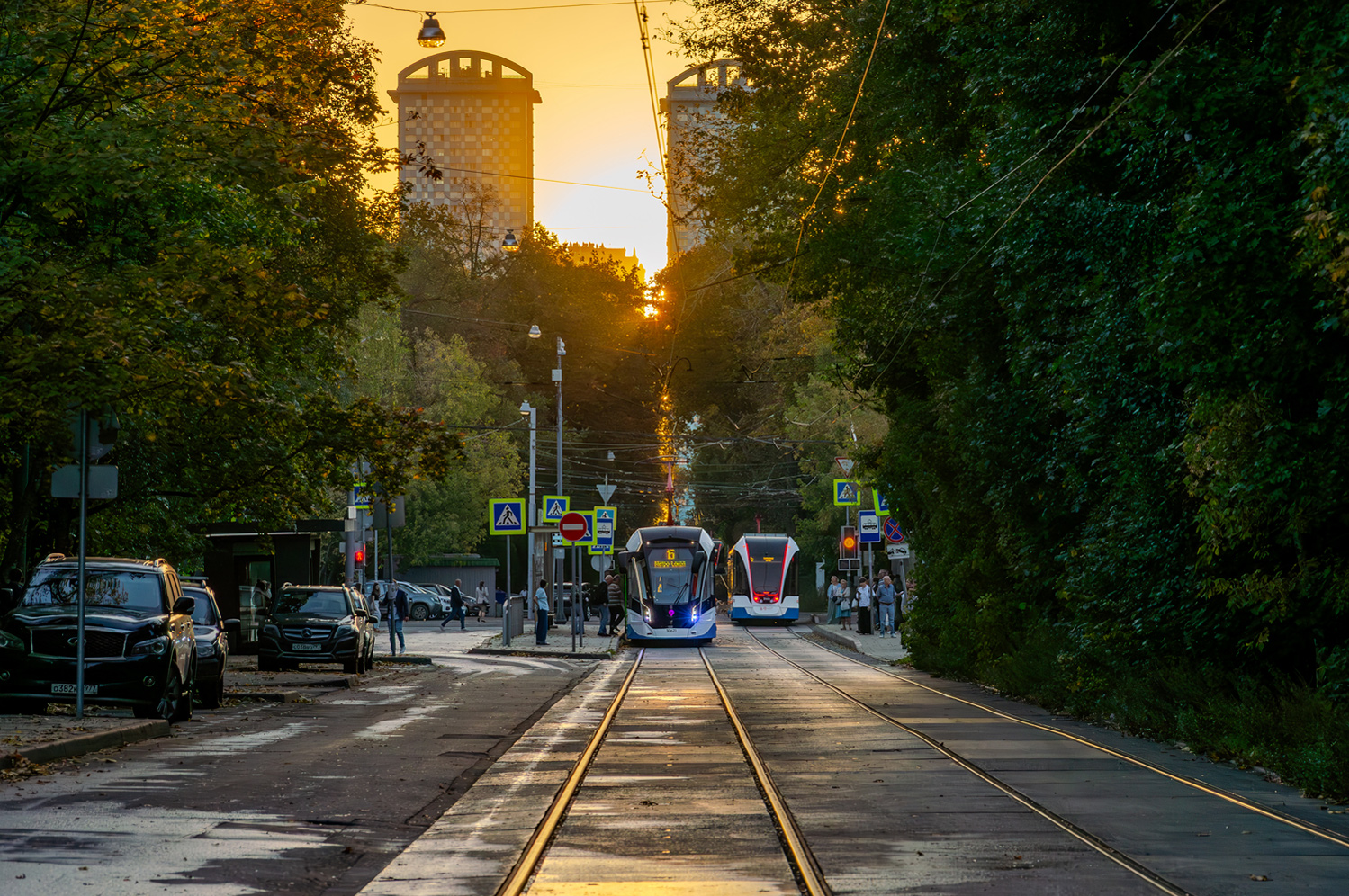 Moscou — Trам lines: North-Western Administrative District