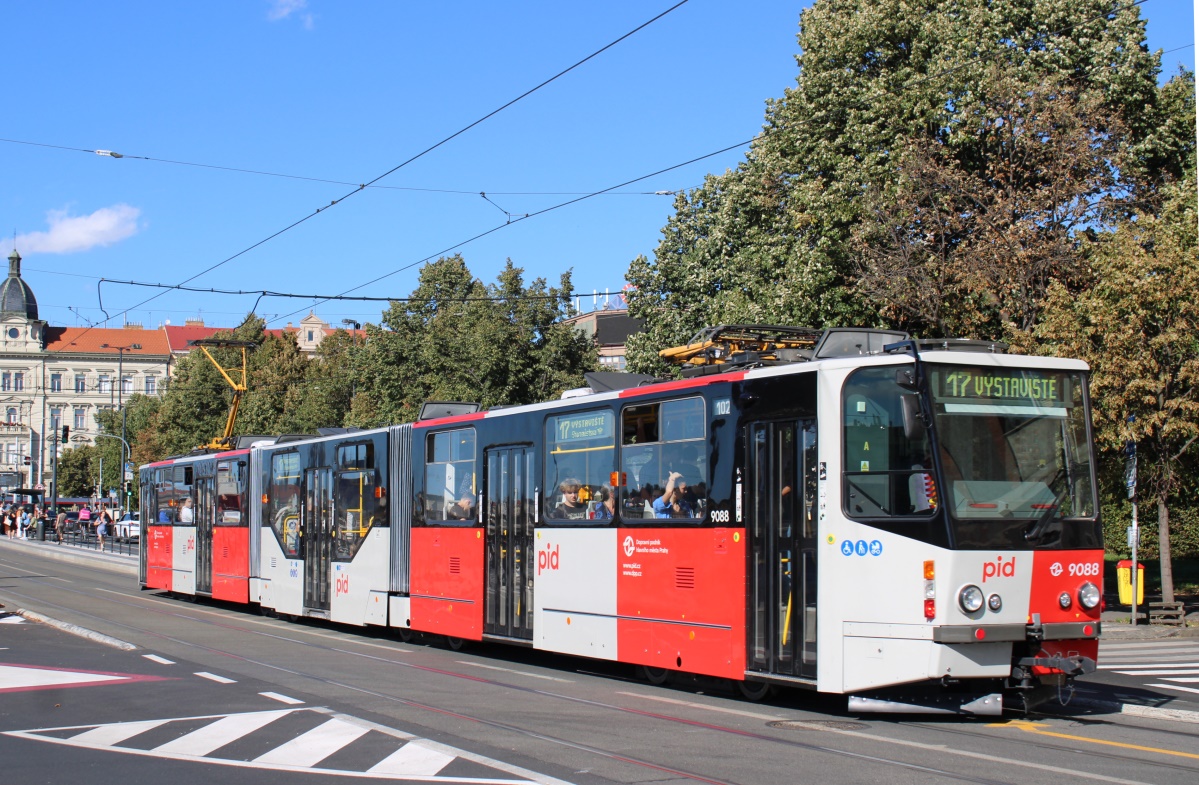 Прага, Tatra KT8D5R.N2P № 9088 Прага, Tatra KT8D5R.N2P № 9088