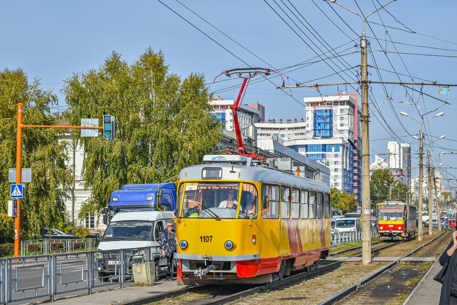 Барнаул, Tatra T3SU КВР Барнаул № 1107