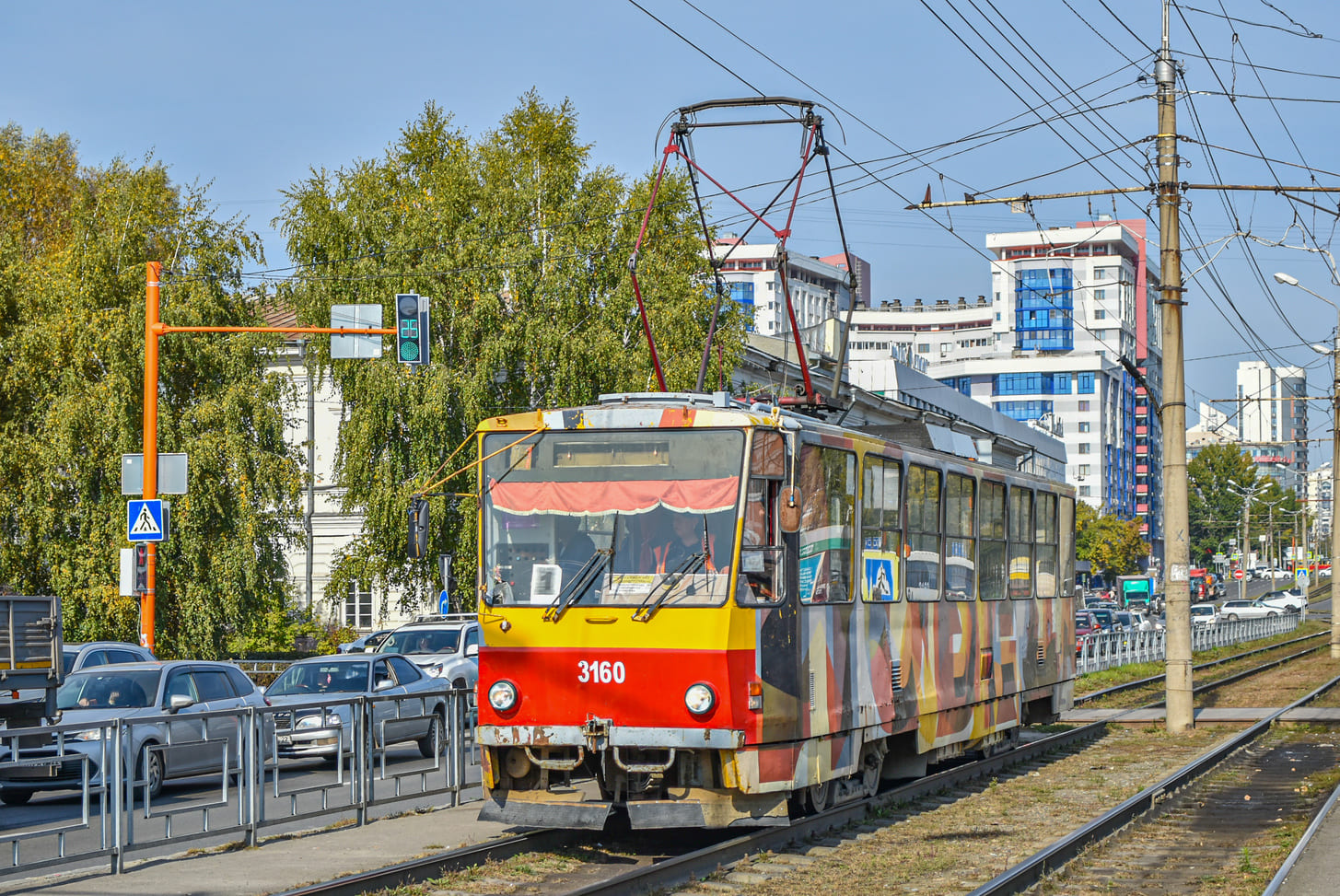 Barnaula, Tatra T6B5SU № 3160