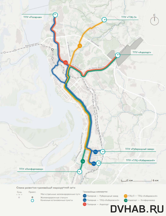 Хабаровск — Схемы