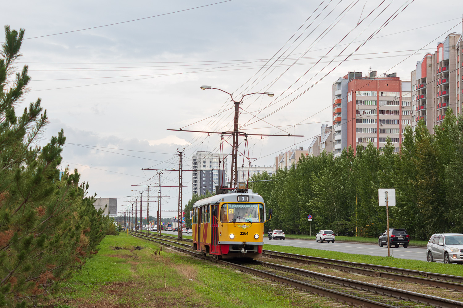 Барнаул, Tatra T3SU КВР Барнаул № 3264