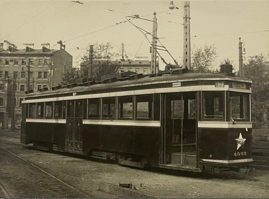 Санкт-Петербург — Исторические фотографии трамвайных вагонов