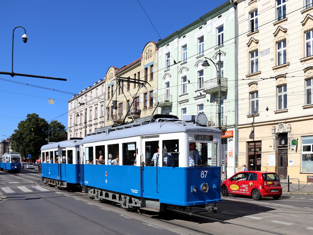 Краков, Sanok SN2 № 87; Краков — 150 лет городскому транспорту