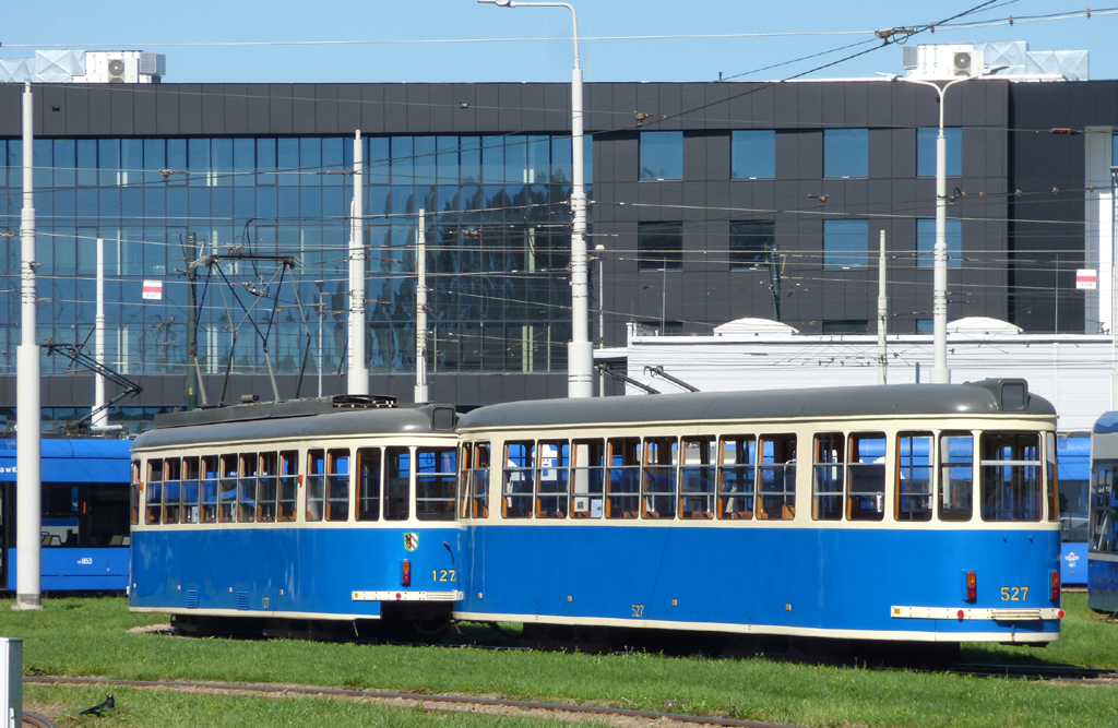 Краков, MAN B4 № 527; Краков — 150 лет городскому транспорту