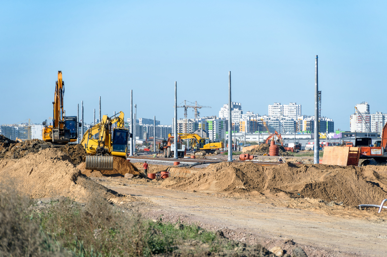 Sanktpēterburga — Construction of a tram system «Slavyanka»
