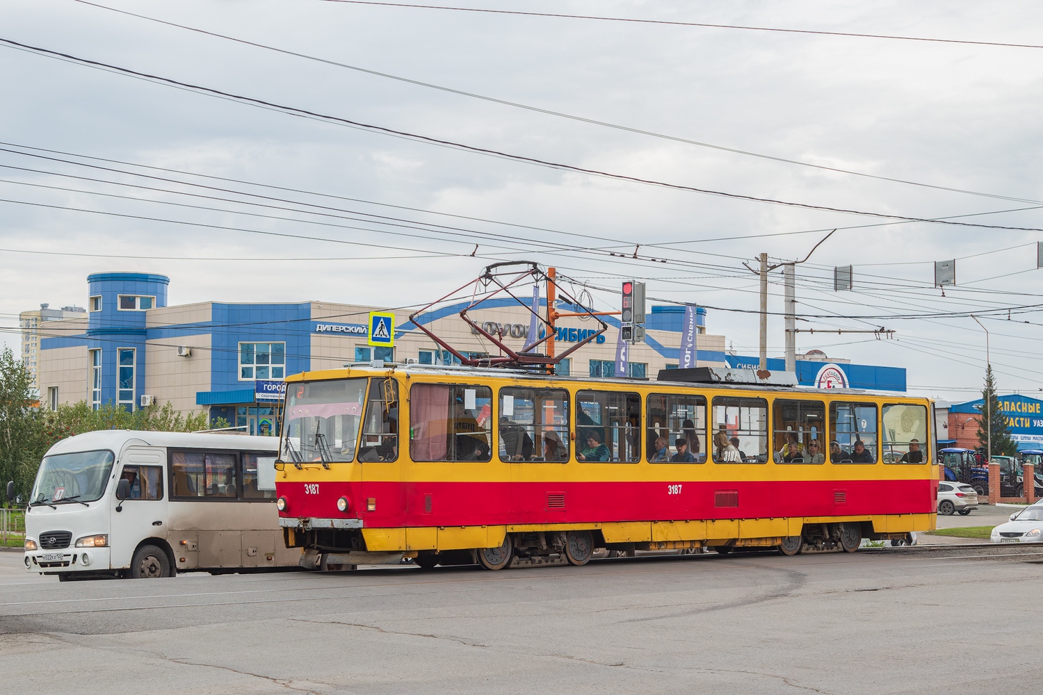Барнаул, Tatra T6B5SU № 3187