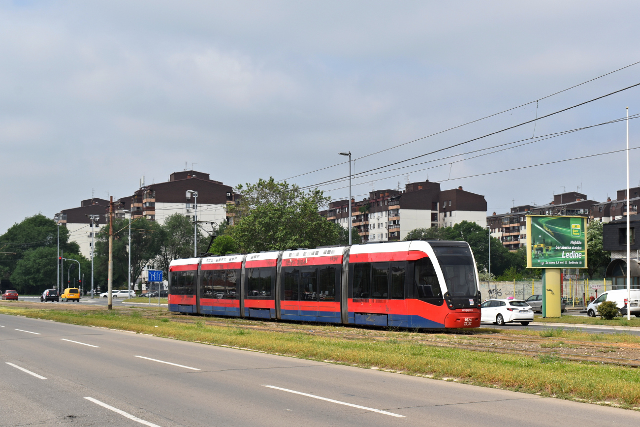 Belgrad, CAF Urbos 3 # 81524 (1524)