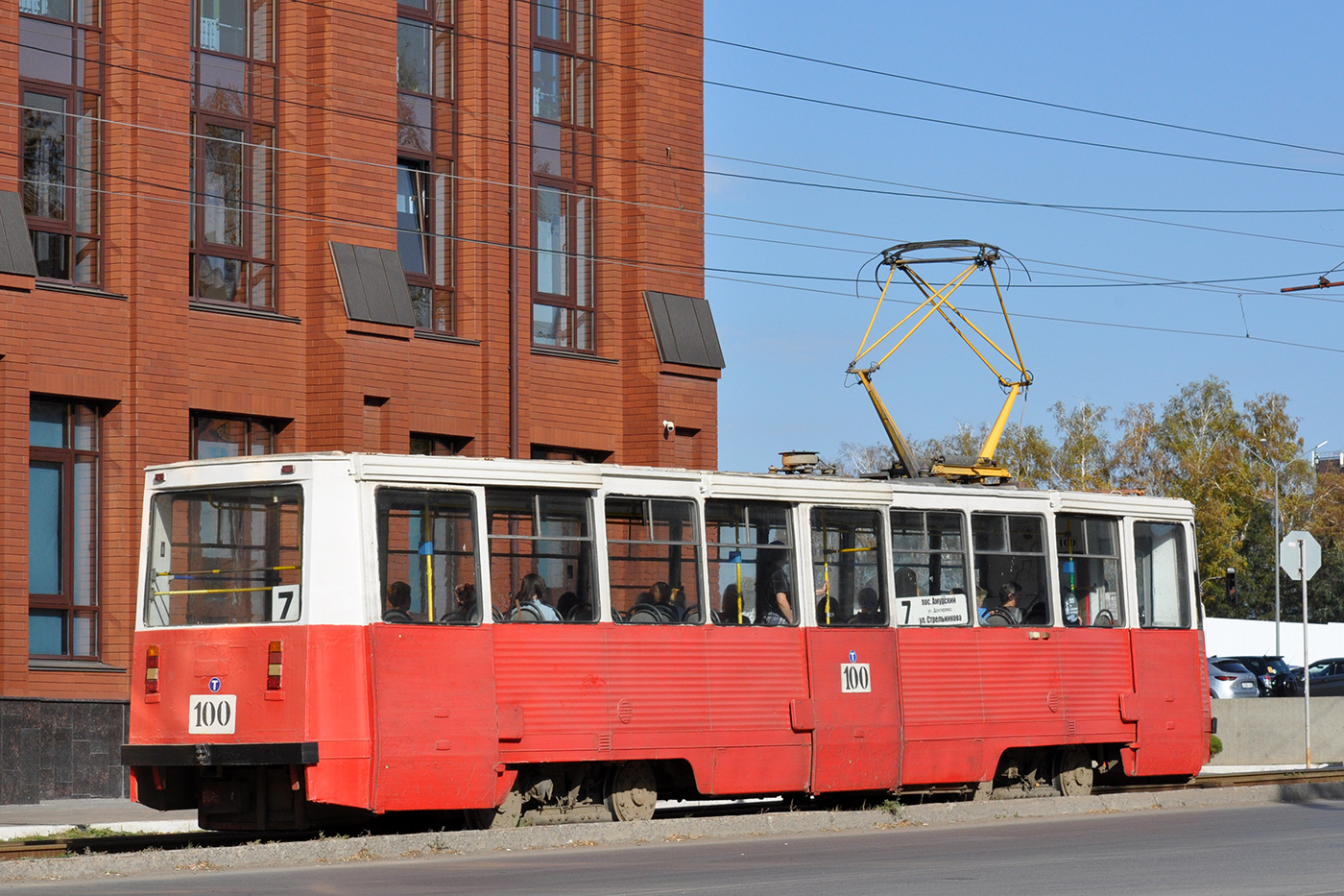 Омск, 71-605 (КТМ-5М3) № 100