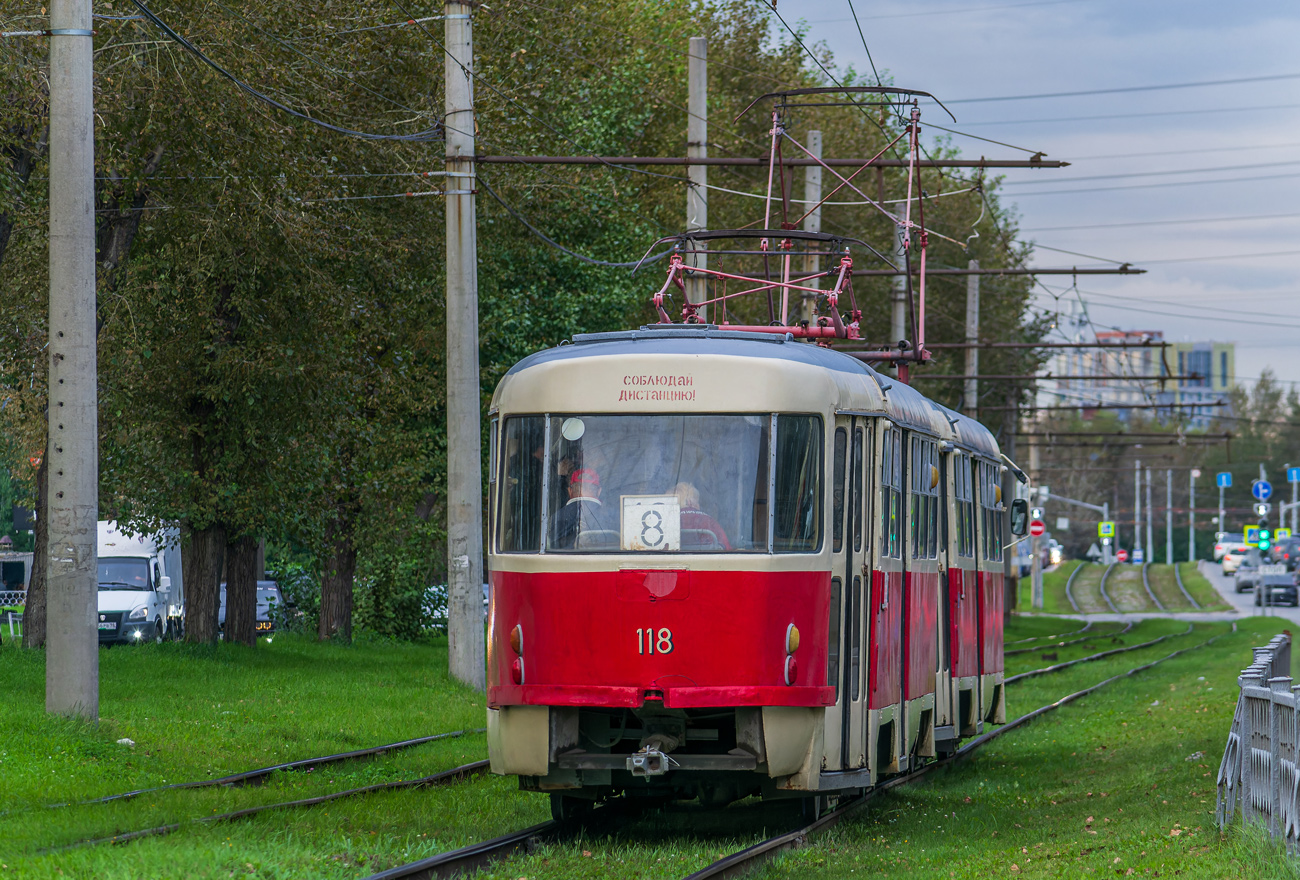 Екатеринбург, Tatra T3SU (двухдверная) № 118