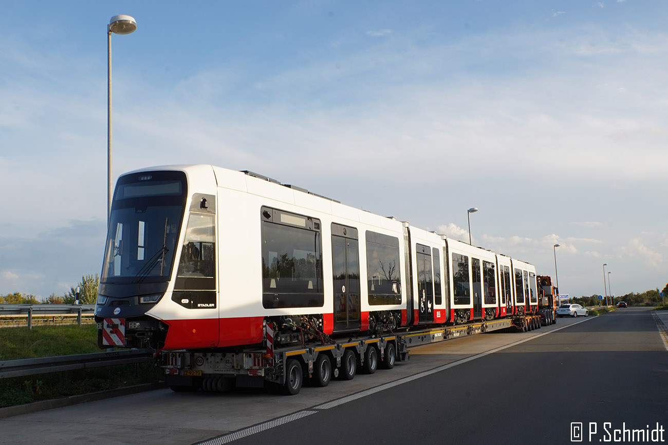 Галле, Stadler Tina MGT-XL № 855