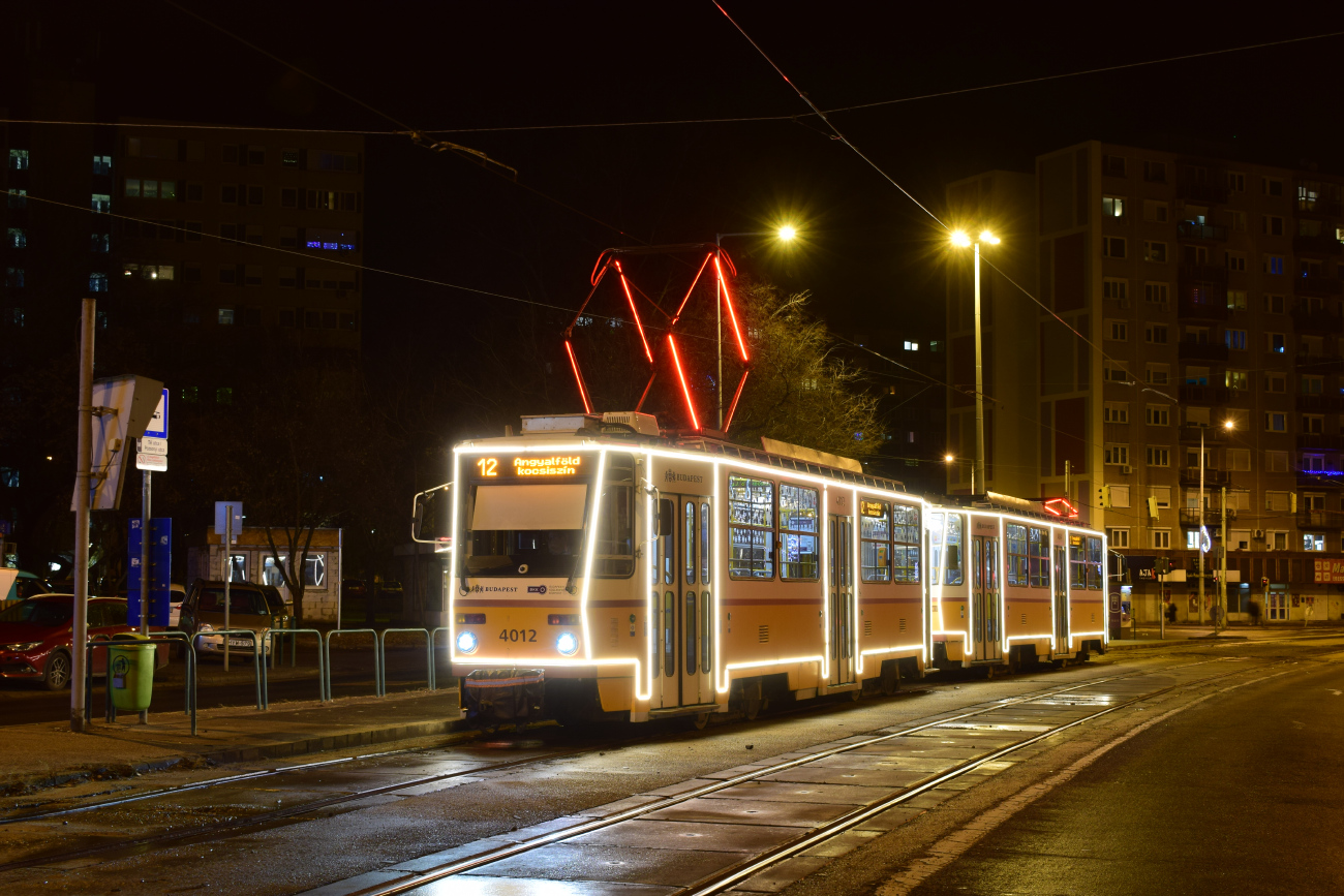Budapešta, Tatra T5C5K2 № 4012; Budapešta — Christmas Vehicles
