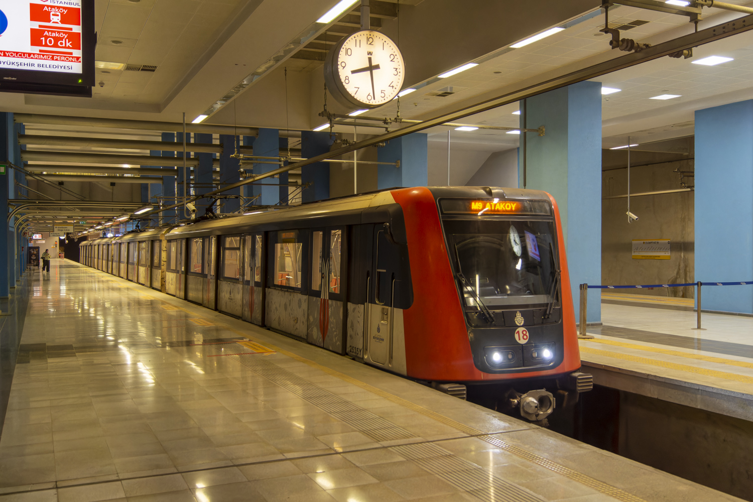 Stambulas, Alstom Metropolis nr. 2535; Stambulas — Metropolitan — M9 line (Ataköy — Olimpiyat)