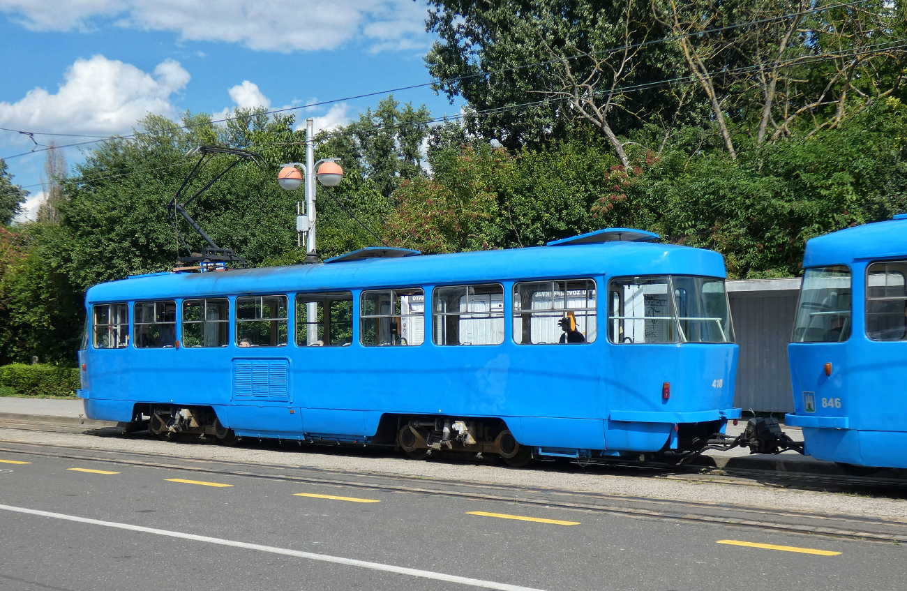 Загреб, Tatra T4YU № 410