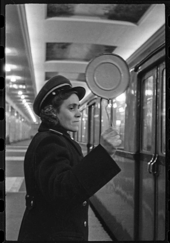 Electric transport employees; Moscow — Metropolitan — historical photos (1933-1991)