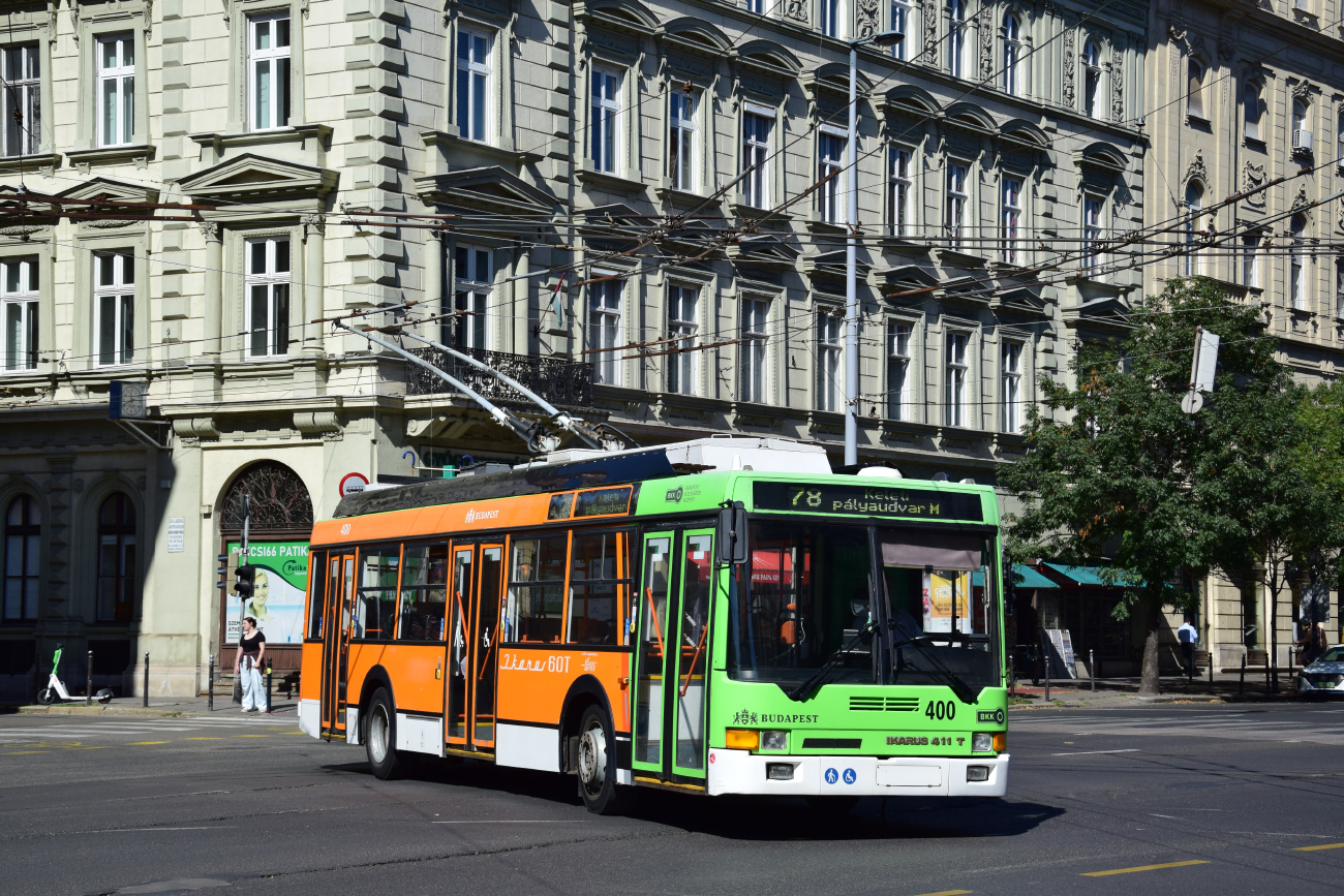 Будапешт, Ikarus 411T № 400 Будапешт, Ikarus 411T № 400