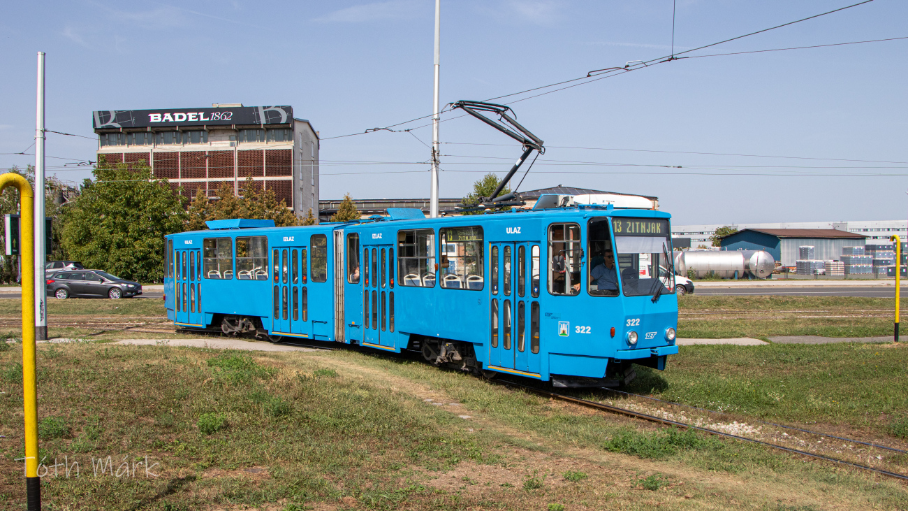 Загреб, Tatra KT4YU № 322