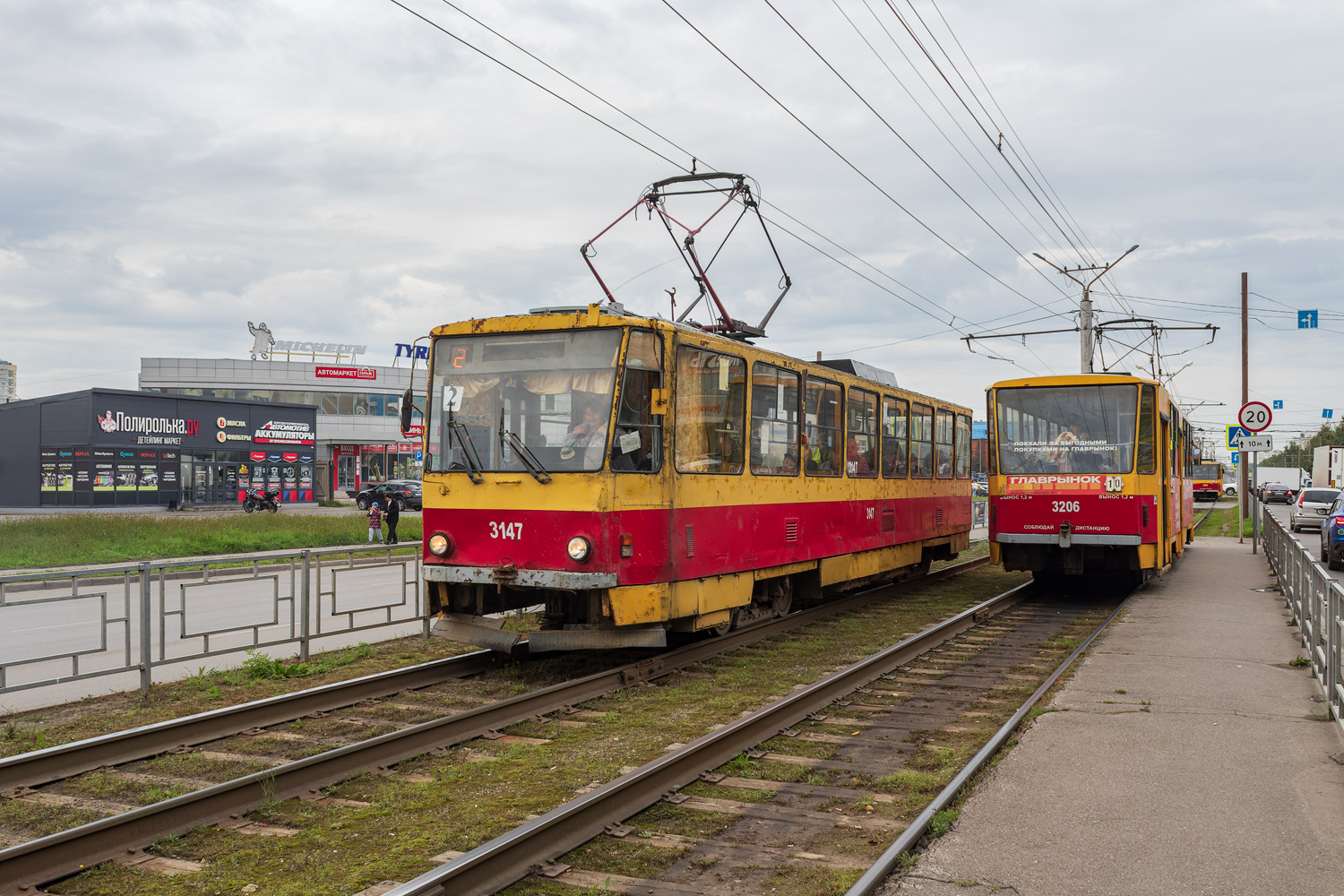 Barnaula, Tatra T6B5SU № 3147