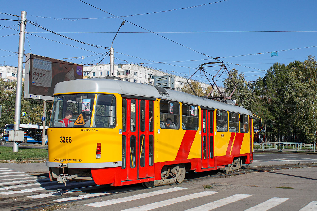 Барнаул, Tatra T3SU КВР Барнаул № 3266
