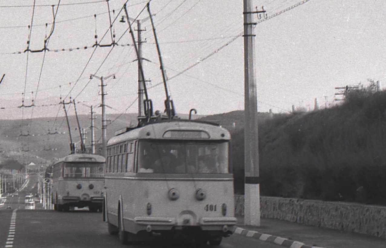 Крымский троллейбус, Škoda 9Tr9 № 401; Крымский троллейбус — Исторические фотографии (1959 — 2000)