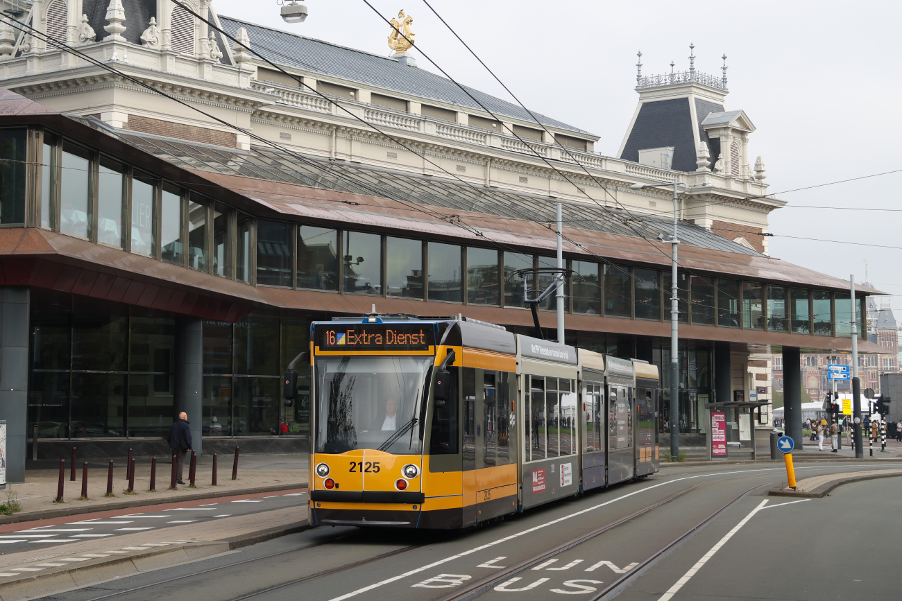 Амстердам, Siemens Combino № 2125; Амстердам — 50 лет Museumtramlijn Amsterdam