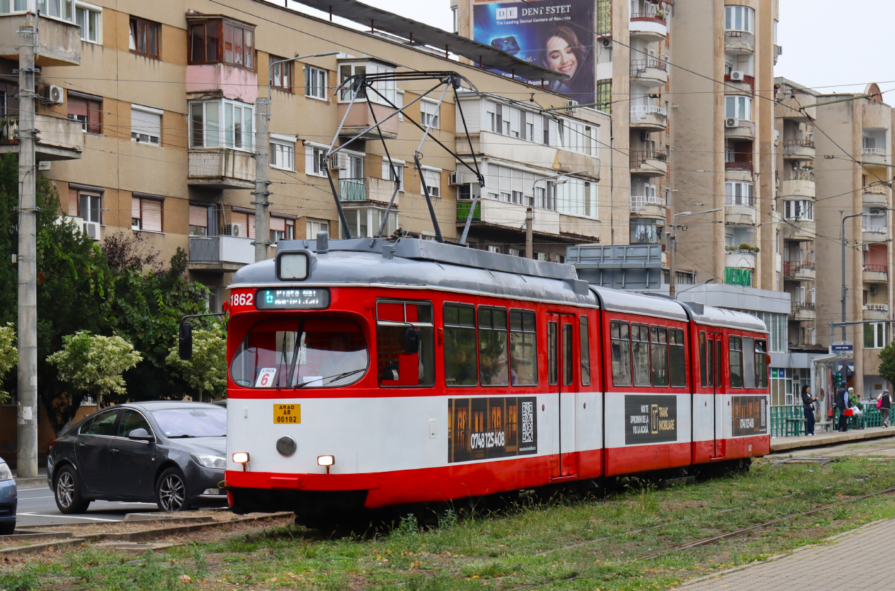 Арад, Duewag GT8 № 1862