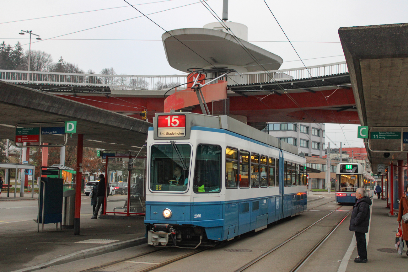 Цюрих, SWP/SIG/BBC Be 4/6 "Tram 2000" № 2076