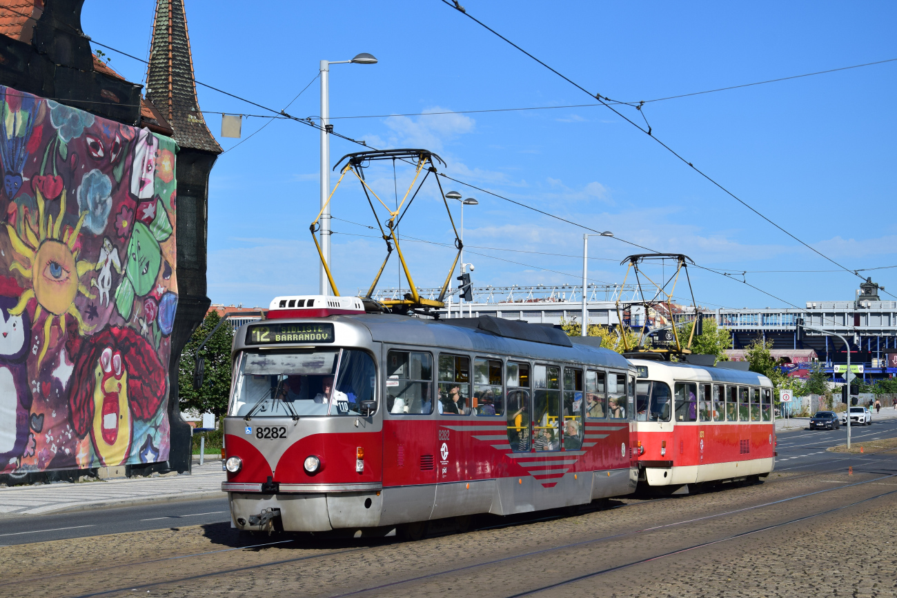 Прага, Tatra T3R.PLF № 8282