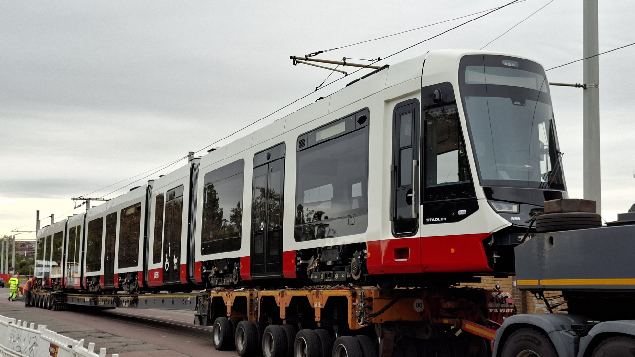 Галле, Stadler Tina MGT-XL № 856