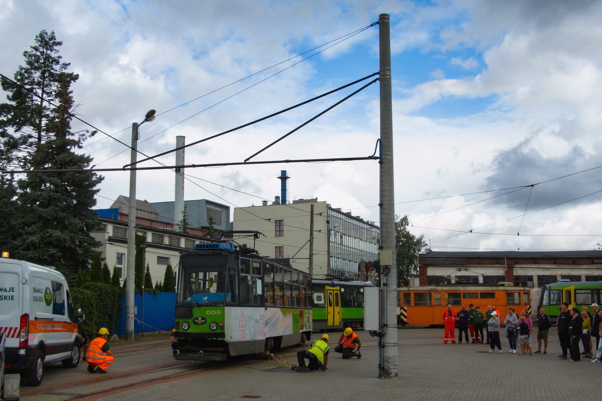 Elbląg, Konstal 805Na № 058; Elbląg — The open day of tram depot — 23.08.2025