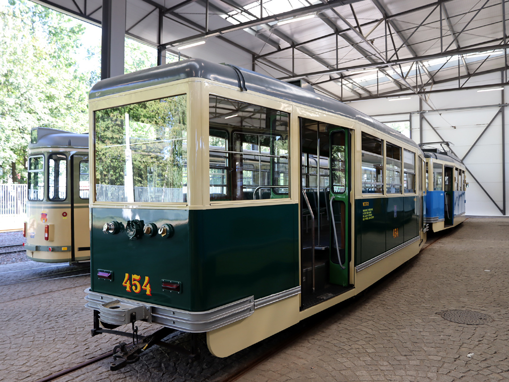 Krakova, Konstal ND # 454; Krakova — 150th anniversary of city transport