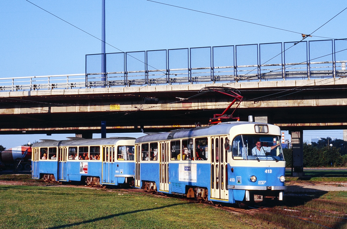 Загрэб, Tatra T4YU № 413