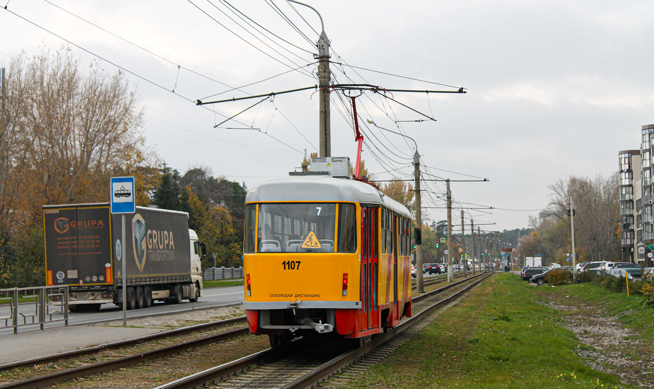 Барнаул, Tatra T3SU КВР Барнаул № 1107